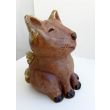 Kotek Aniołek Rzeźba ceramiczn