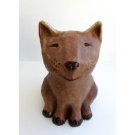KOTEK ANIOŁEK RZEŹBA CERAMICZN