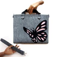 TORBA FILCOWA MOTYL AŻUR PART1