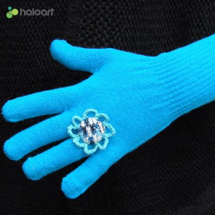 halo-pracownia - mitenki i rękawiczki - rękawiczki z pierścionkiem foto #1