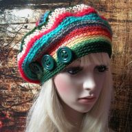 KOLOROWY ZAWRÓT GŁOWY - BERET