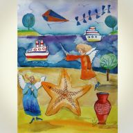 ANIELSKA PLAŻA 32X24CM