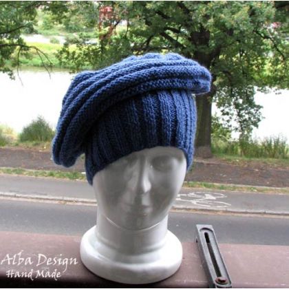 Alba Design - czapki - LAZUROWO,KOBALTOWO,NIEBIESKO foto #1