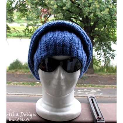 Alba Design - czapki - LAZUROWO,KOBALTOWO,NIEBIESKO foto #2