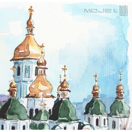 Moje MW - obrazy akwarela - Monastyr Św. Michała w Kijowie foto #1