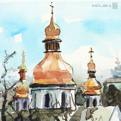 Moje MW - obrazy akwarela - Kościoły na Ukrainie foto #2