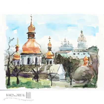 Moje MW - obrazy akwarela - Kościoły na Ukrainie foto #3