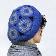 patchworkowy beret