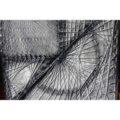 Krystyna Ciećwierska - obrazy tech. mieszana - geometria VI foto #3