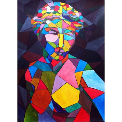 Mozaika I, Elena Fedorova, obrazy akryl