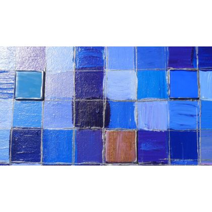 Krystyna Ciećwierska - mozaika ceramiczna - cobalt foto #3