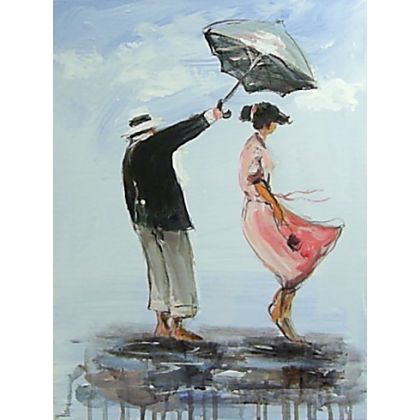 Dariusz Grajek - olej + akryl - Parasolka... foto #1