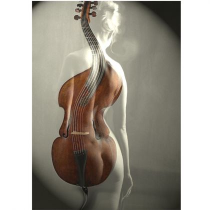 Viola da gamba-grafika cyfrowa, Moon Light, Grafika cyfrowa