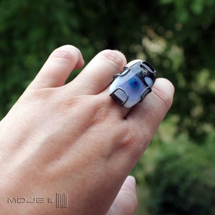 Moje MW - pierścionki - Szklaniec z okiem foto #1