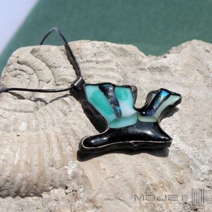 Moje MW - wisiory - Motyl zielononiebieski wisior foto #1