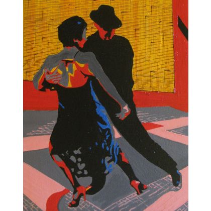 Tango Argentino, Nelly Chełstowska, obrazy akryl