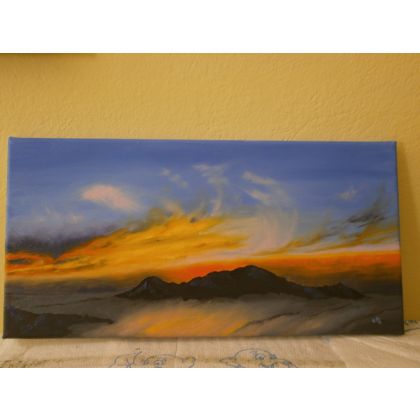 Sunset, Maria Woithofer , obrazy olejne