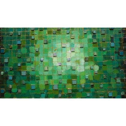 Krystyna Ciećwierska - mozaika ceramiczna - Wiosna XIV foto #3
