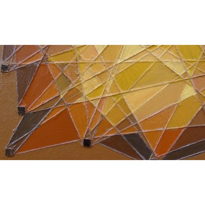 Krystyna Ciećwierska - mozaika ceramiczna - kalejdoskop brązów foto #2