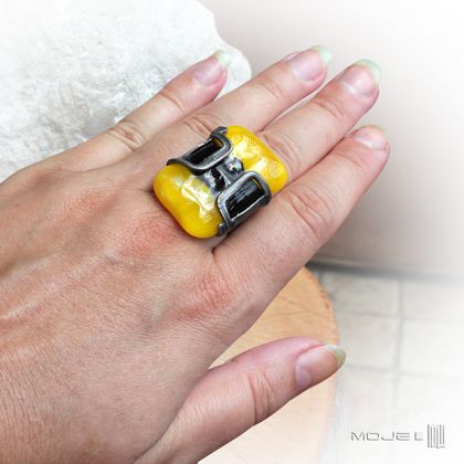 Moje MW - pierścionki - Żółcień foto #2