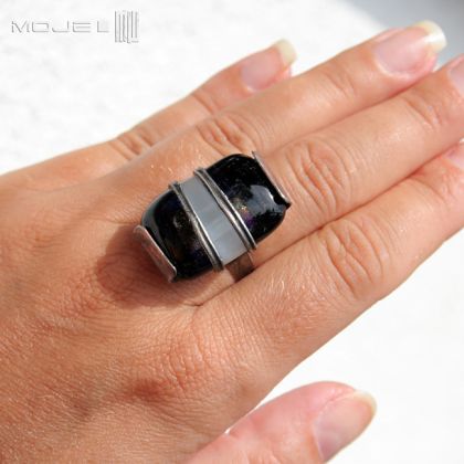 Moje MW - pierścionki - Mroczny szklaniec foto #2