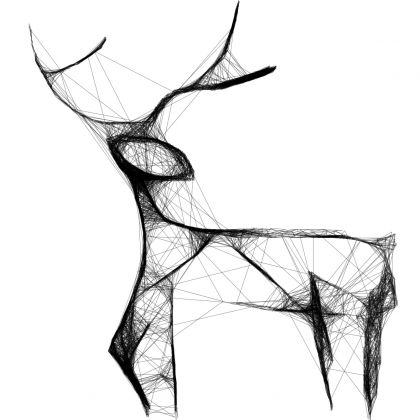 Maja Gajewska - Grafika cyfrowa - grafika XXXXXXI - renifer foto #1
