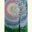 "Wiosna" obraz olejny 30x21cm