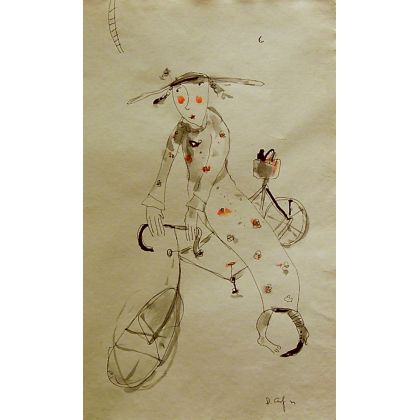 Rowerianie..., Dariusz Grajek, grafika warsztatowa