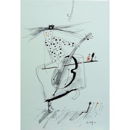 Grajkowie..., Dariusz Grajek, obrazy tech. mieszana