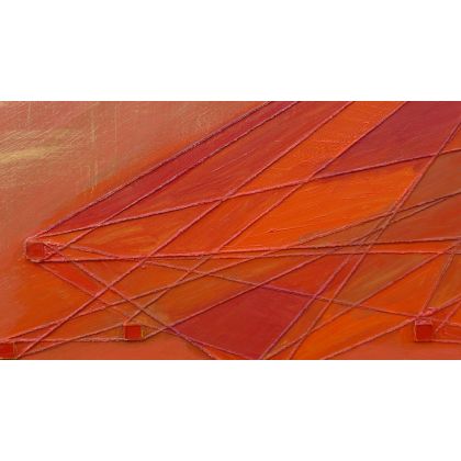 Krystyna Ciećwierska - mozaika ceramiczna - kalejdoskop rdzawy foto #2
