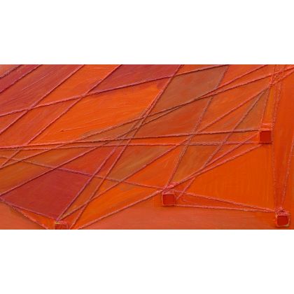 Krystyna Ciećwierska - mozaika ceramiczna - kalejdoskop rdzawy foto #3