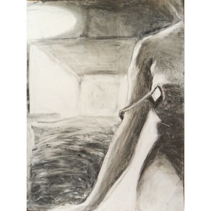 Woman 30x40, Alina Louka, rysunki tech.mieszana