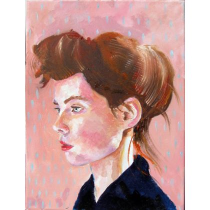 Portret I, Natalia Biegalska, obrazy olejne