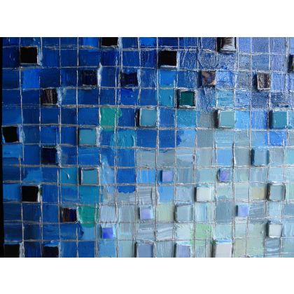 Krystyna Ciećwierska - mozaika ceramiczna - zima XII foto #1