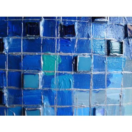 Krystyna Ciećwierska - mozaika ceramiczna - zima XII foto #4