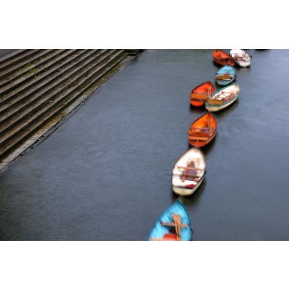 kolorowe łodzie, Kamil Mąkosza, fotografia artystyczna