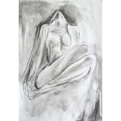 woman 50x70, Alina Louka, rysunki tech.mieszana