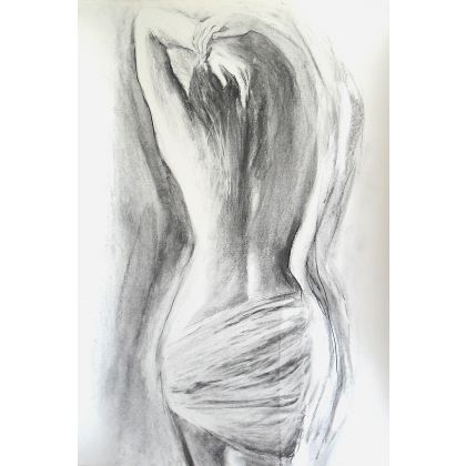 woman 50x70, Alina Louka, rysunki tech.mieszana