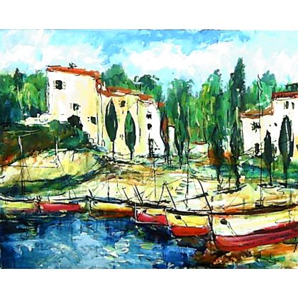 Dariusz Grajek - olej + akryl - W Port Lligat..... foto #1