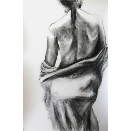 woman 50x70, Alina Louka, rysunki tech.mieszana