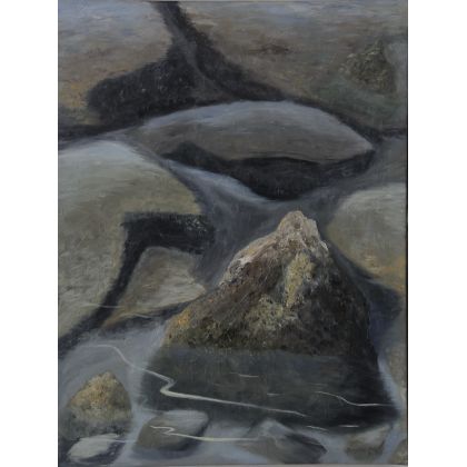 Kamiennie , Krystyna Mąkosza, obrazy olejne