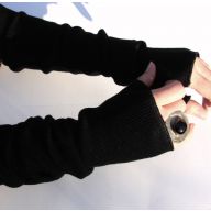 GETRY-RĘKAWICZKI CZARNE