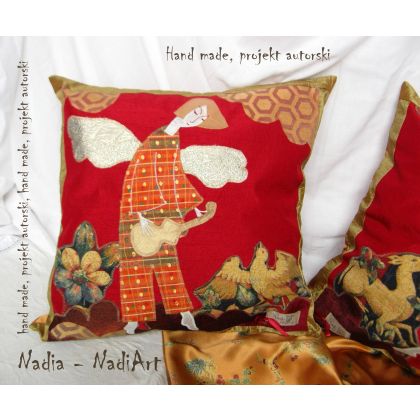 Nadia Siemek -  poduszki dekoracyjne - Aniolki zagrają Ci do snu foto #1