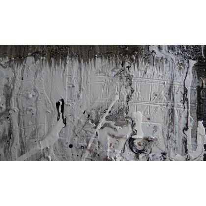 Krystyna Ciećwierska - obrazy tech. mieszana - tekstury zimowe foto #4