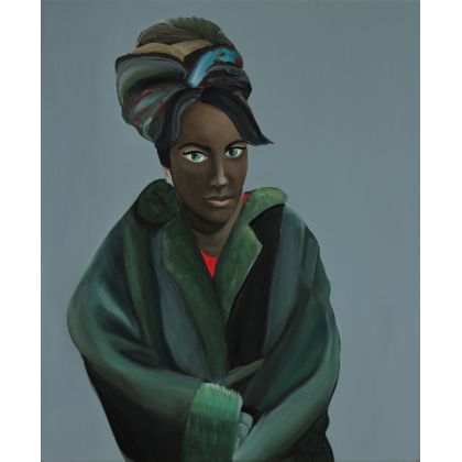 czarodziejka 54x65cm, Paweł Dąbrowski, obrazy olejne