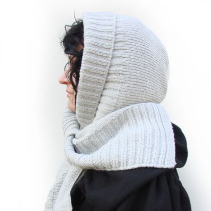 szalokaptur z pętelką, halo-pracownia, czapki