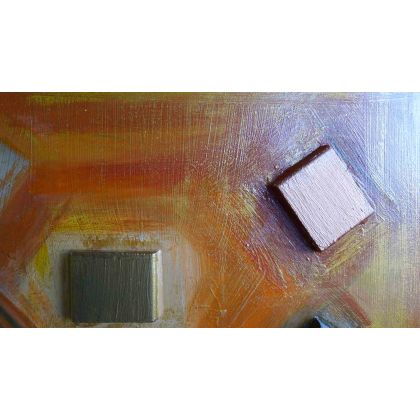 Krystyna Ciećwierska - kolaż analogowy - kwadraty i p 6 foto #4