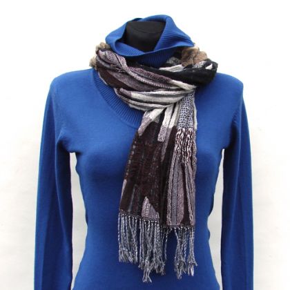 halo-pracownia - czapki - patchworkowy szalokaptur foto #1