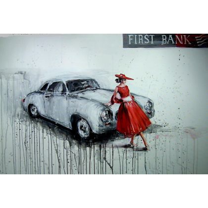 Dariusz Grajek - olej + akryl - Mercedes&Mercedes... foto #1