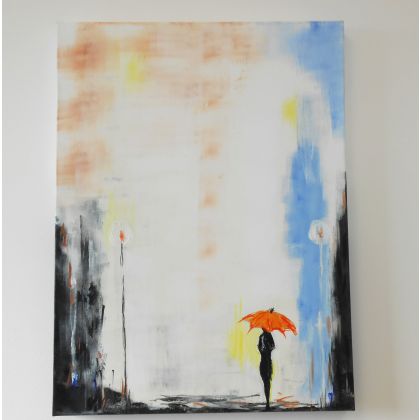 parasol, Magdalena Gajowniczek, obrazy akryl